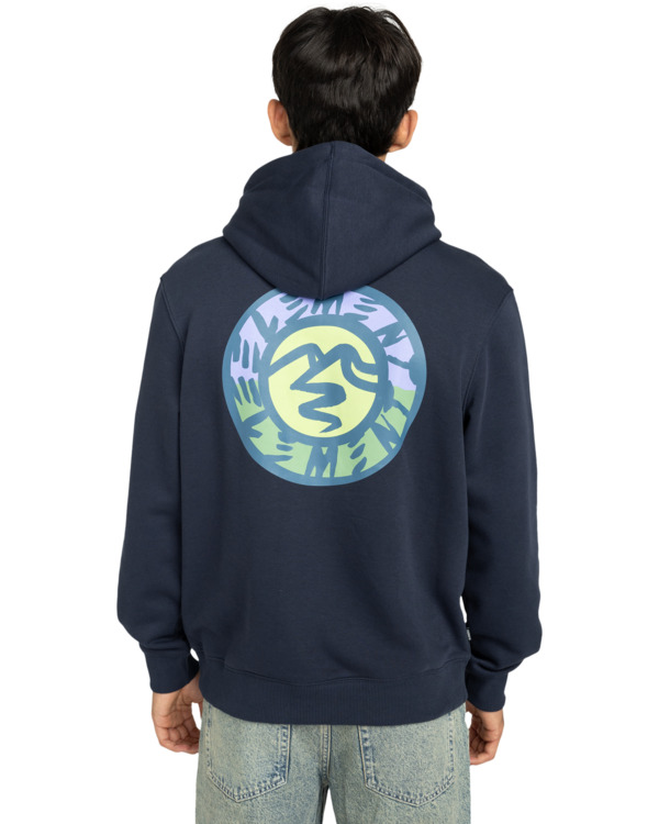 7 Path Ahead Po - Felpa con cappuccio da Uomo Blue ELYSF00323 Element