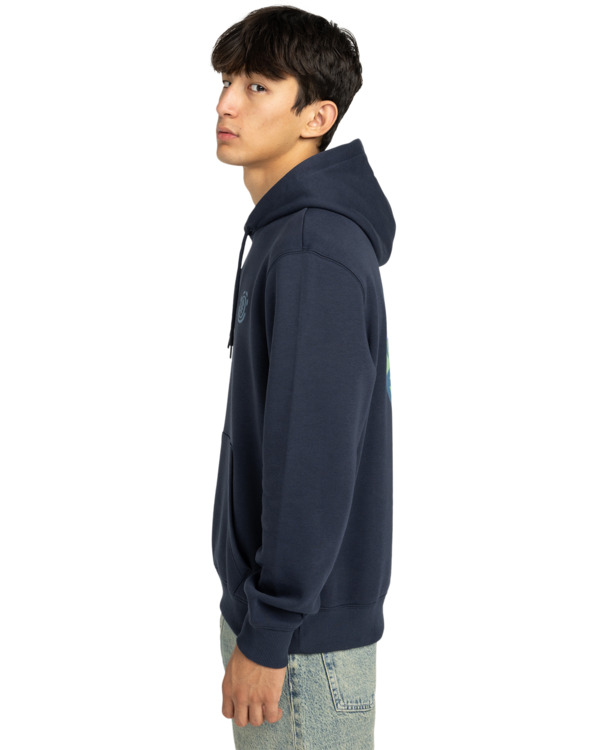 3 Path Ahead Po - Felpa con cappuccio da Uomo Blue ELYSF00323 Element