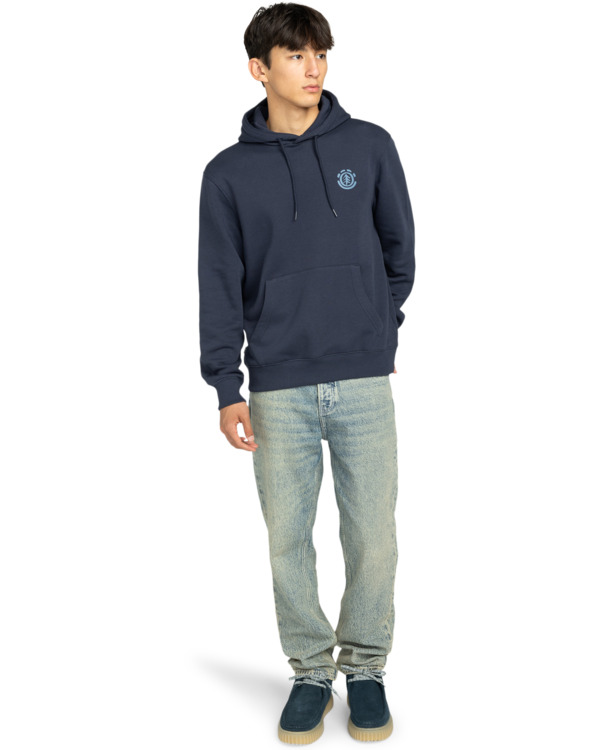 6 Path Ahead Po - Felpa con cappuccio da Uomo Blue ELYSF00323 Element