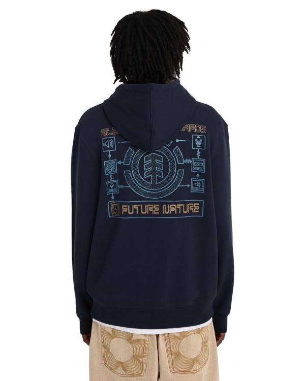 6 Inner Workings - Sudadera con capucha para hombre Azul ELYSF00329 Element