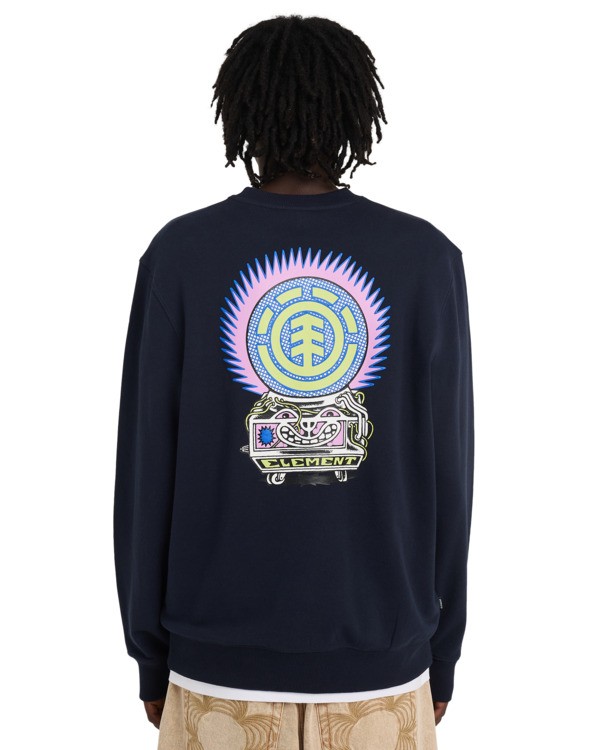 6 Fortune - Sweatshirt for Men Blue ELYSF00336 Element