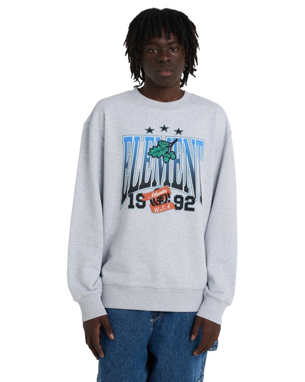 2 Stars Oak - Sweatshirt for Men Grey ELYSF00338 Element