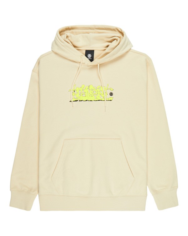 0 Mellow - Sweat &agrave; capuche pour Homme Beige ELYSF00344 Element