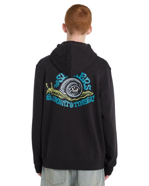 6 Timber The Snail - Sweat à capuche pour Homme Noir ELYSF00353 Element