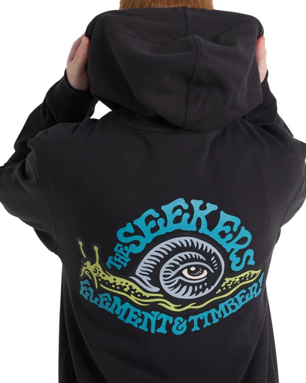 7 Timber The Snail - Sweat à capuche pour Homme Noir ELYSF00353 Element