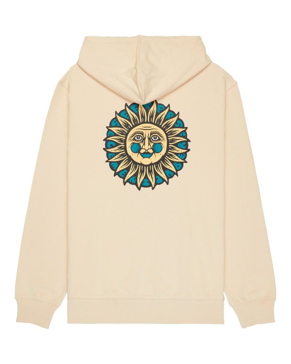 1 Timber The Light - Sweat à capuche pour Homme Beige ELYSF00354 Element