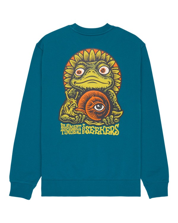 1 Timber The Frog - Sweat pour Homme Bleu ELYSF00356 Element