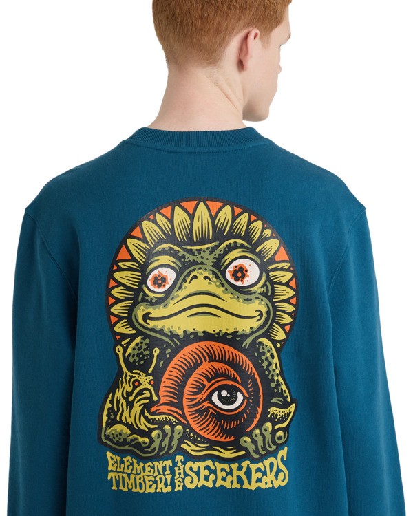 7 Timber The Frog - Sweat pour Homme Bleu ELYSF00356 Element