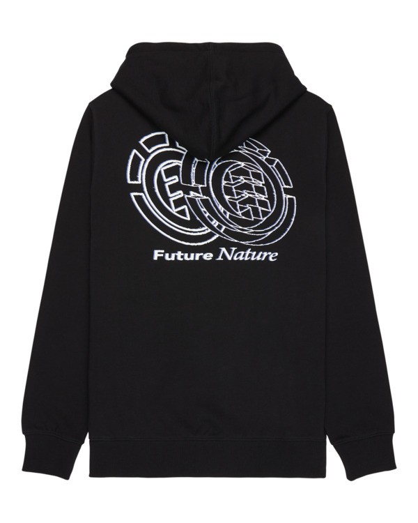 1 Future Nature - Sudadera con capucha y Cremallera para hombre Azul ELYSF00357 Element