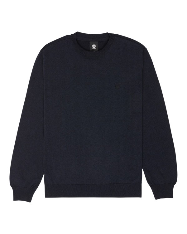 0 Icon Embroidery Sw - Maglione girocollo da Uomo Blue ELYSW00115 Element