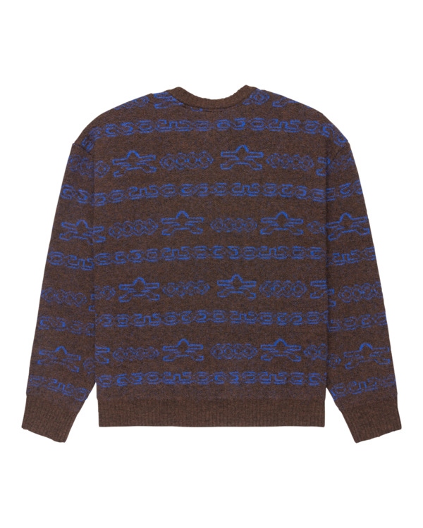 1 Shoreton Cr - Jersey de cuello redondo para hombre Marron ELYSW00122 Element