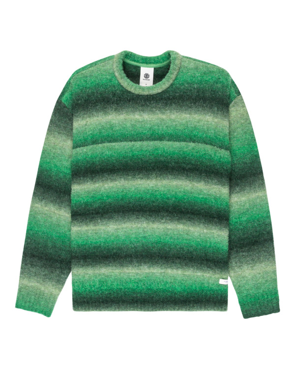 0 Shoreton Cr - Jersey de cuello redondo para hombre Verde ELYSW00122 Element
