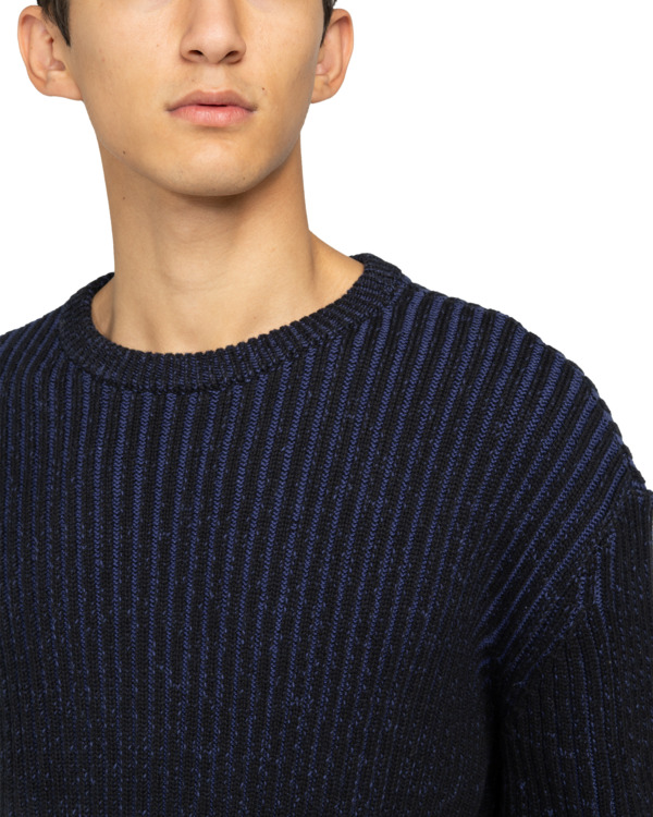 4 2Tone Rib Cr - Jersey de cuello redondo para hombre Azul ELYSW00130 Element