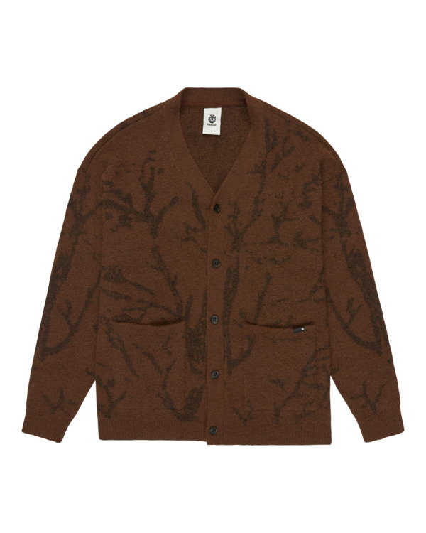 0 Bigfoot Cardigan - Jersey con botones para hombre Marron ELYSW00133 Element