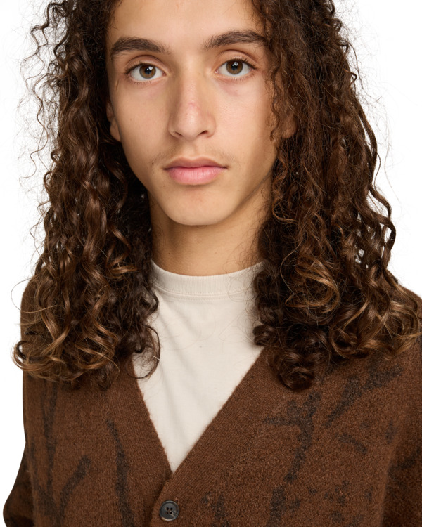 4 Bigfoot Cardigan - Jersey con botones para hombre Marron ELYSW00133 Element