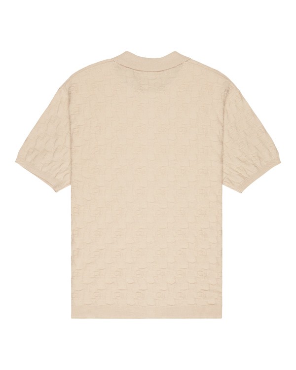 1 Sight Textured - Polo Shirt for Men Beige ELYSW00141 Element