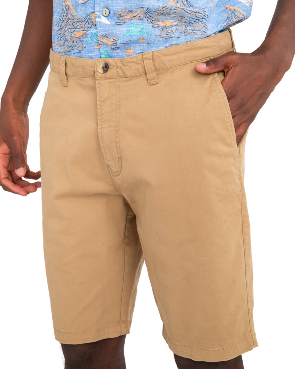 5 Howland Classic - Chino-Shorts für Männer Grün ELYWS00104 Element