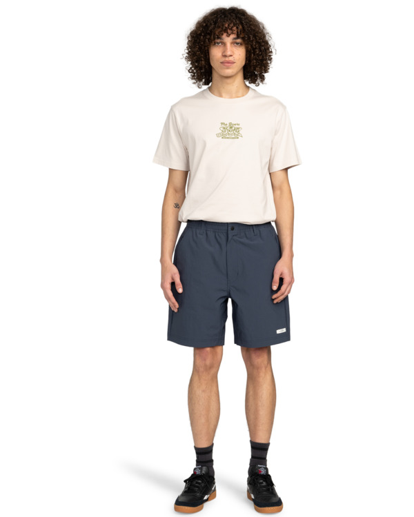 7 Howland Venture 19" - Shorts mit elastischem Bund für Männer Blau ELYWS00132 Element