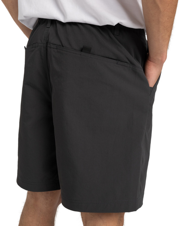 5 Howland Venture 19" - Elastic Waist Walkshorts for Men Black ELYWS00132 Element