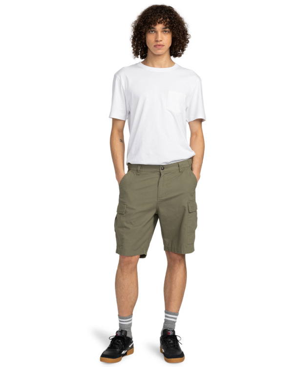 7 Legion 21" - Short de marche cargo pour Homme Vert ELYWS00137 Element