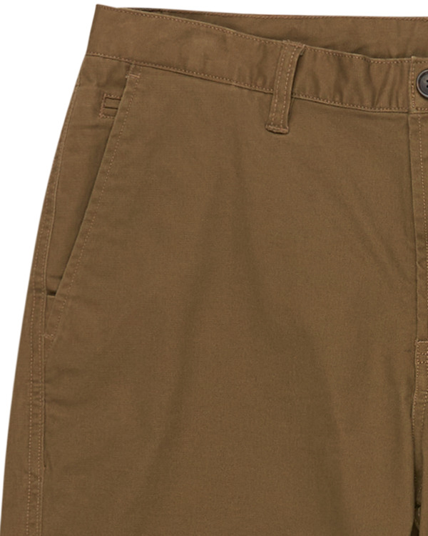 2 Howland Classic 21" - Chino Short voor Heren Brown ELYWS00145 Element