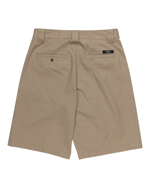 1 Howland Work 21.8" - Chino Short voor Heren Beige ELYWS00148 Element