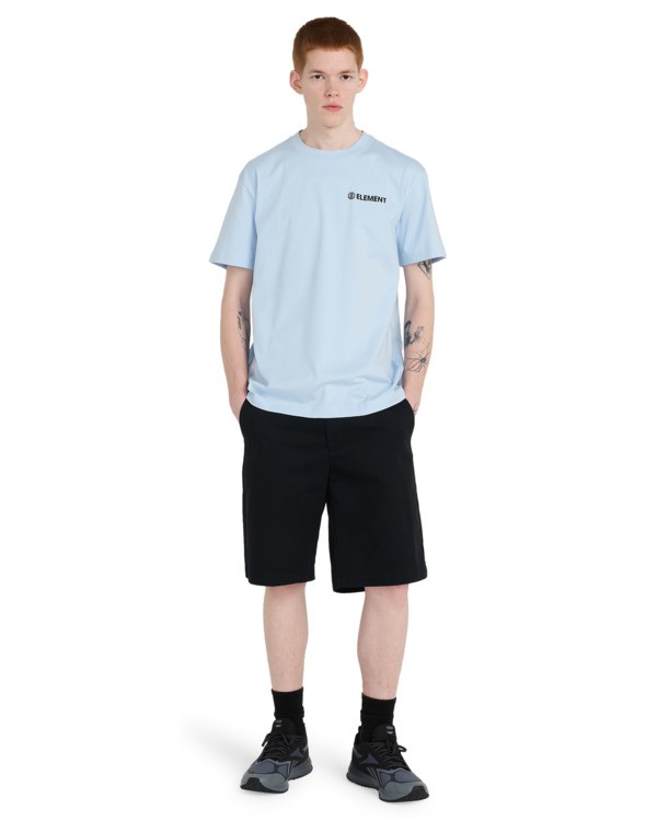 6 Howland Work 21.8" - Bermuda Chino da Uomo Blue ELYWS00148 Element