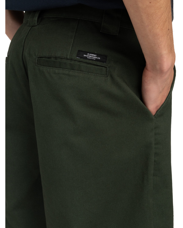 3 Howland Work 21.8" - Chino Short voor Heren Black ELYWS00148 Element