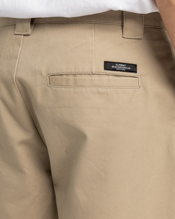 6 Howland Work 21.8" - Short chino pour Homme Beige ELYWS00148 Element