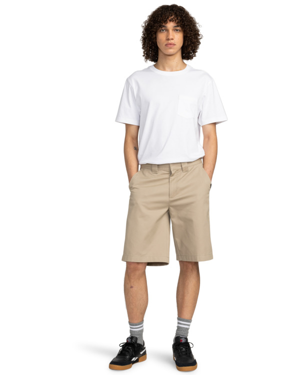 7 Howland Work 21.8" - Chino Short voor Heren Beige ELYWS00148 Element