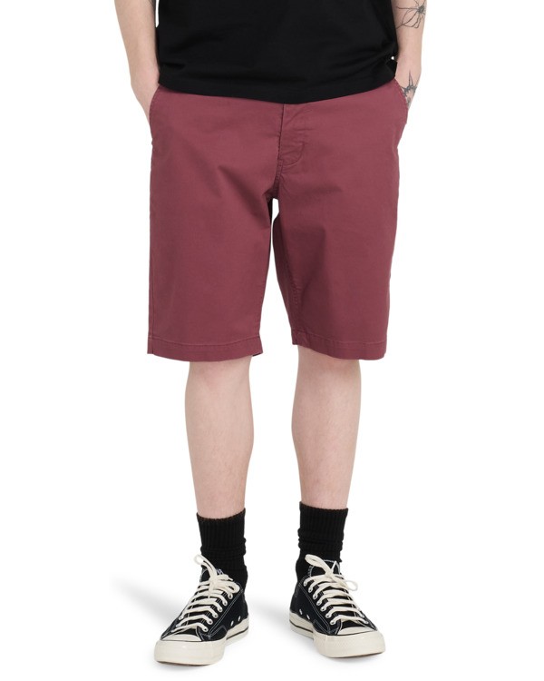 2 Regular - Bermuda Chino da Uomo Purple ELYWS00152 Element