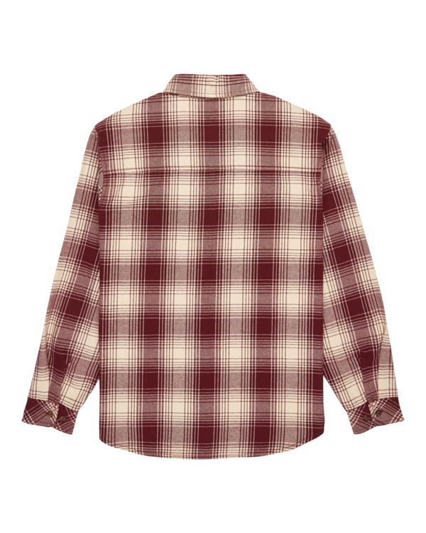 1 Hawthorne 2Pkt Heavyweight - Camisa de manga larga para hombre Rojo ELYWT00157 Element