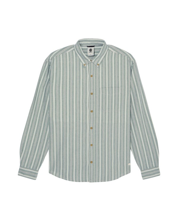 0 Button Down Regular Oxford Verde ELYWT00182 Element