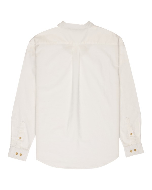 1 Button Down Regular Oxford - Long Sleeve Shirt for Men White ELYWT00182 Element
