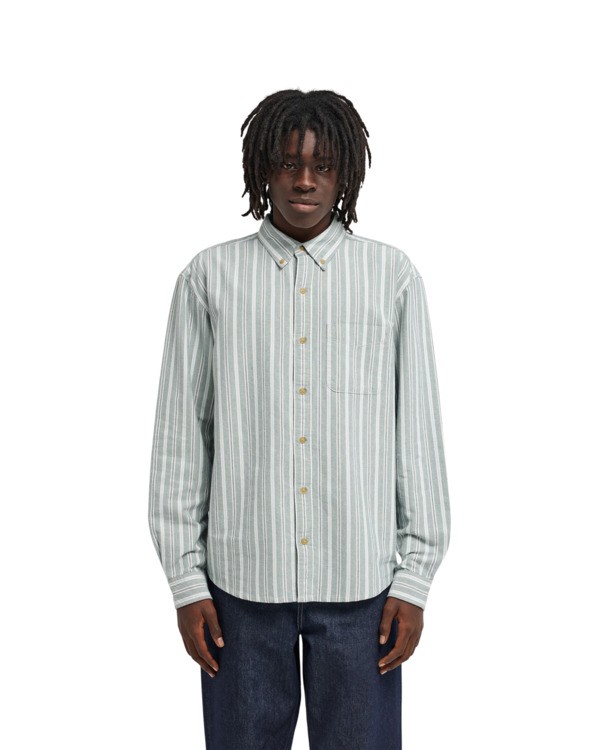 6 Button Down Regular Oxford Verde ELYWT00182 Element