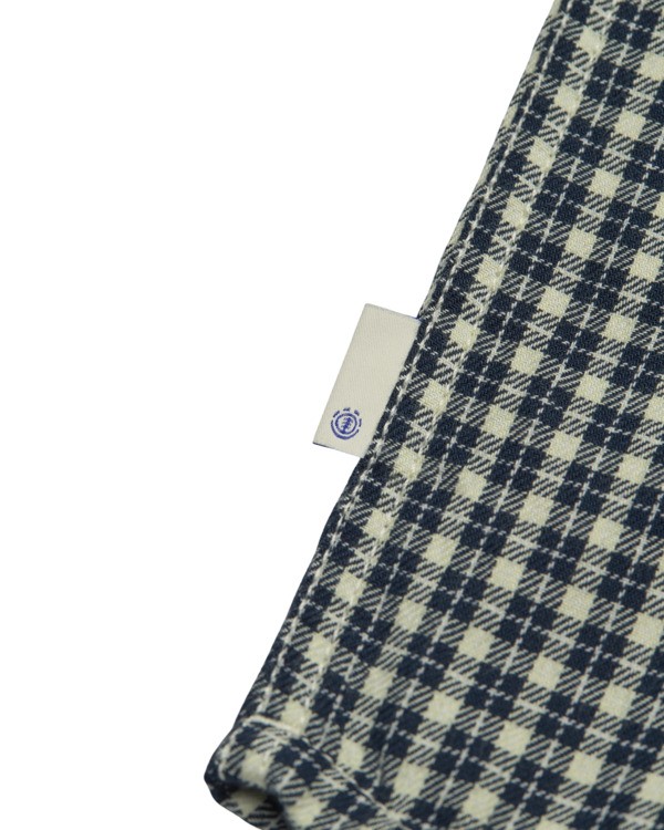 4 Button Down Regular Flannel Azul ELYWT00183 Element