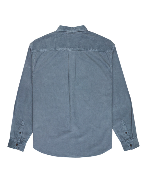 1 Button Down Regular Corduroy - Chemise en velours côtelé pour Homme Bleu ELYWT00187 Element