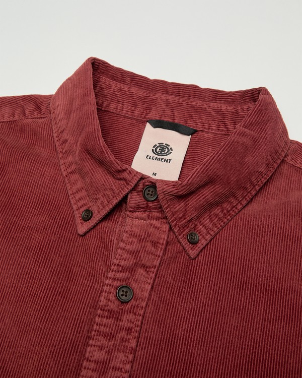 2 Button Down Regular Corduroy Pink ELYWT00187 Element