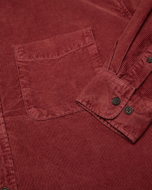 3 Button Down Regular Corduroy Pink ELYWT00187 Element