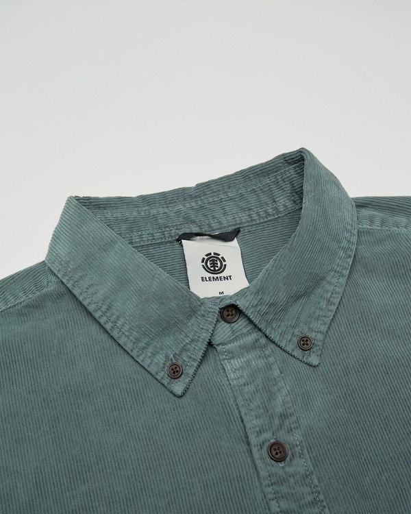 2 Button Down Regular Corduroy Gris ELYWT00187 Element