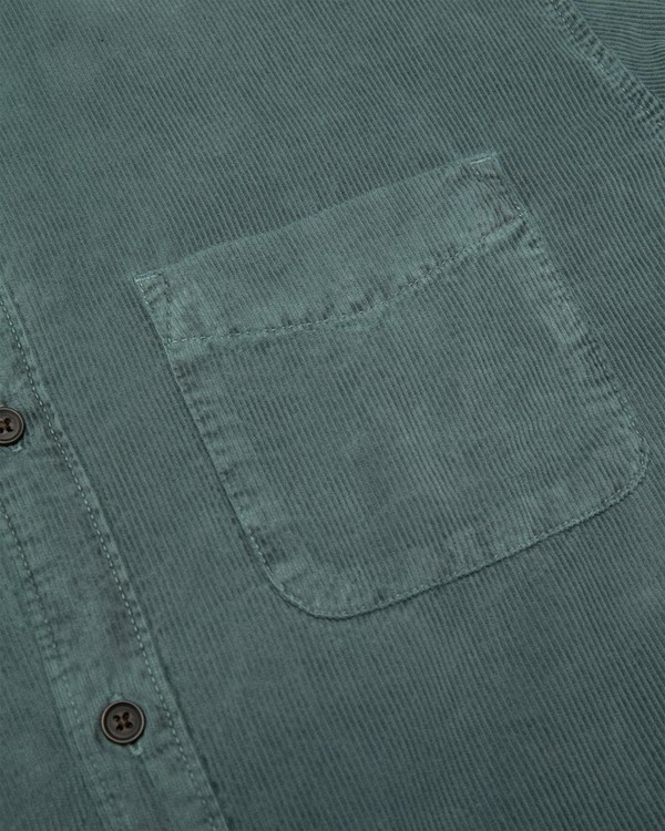 3 Button Down Regular Corduroy Gris ELYWT00187 Element