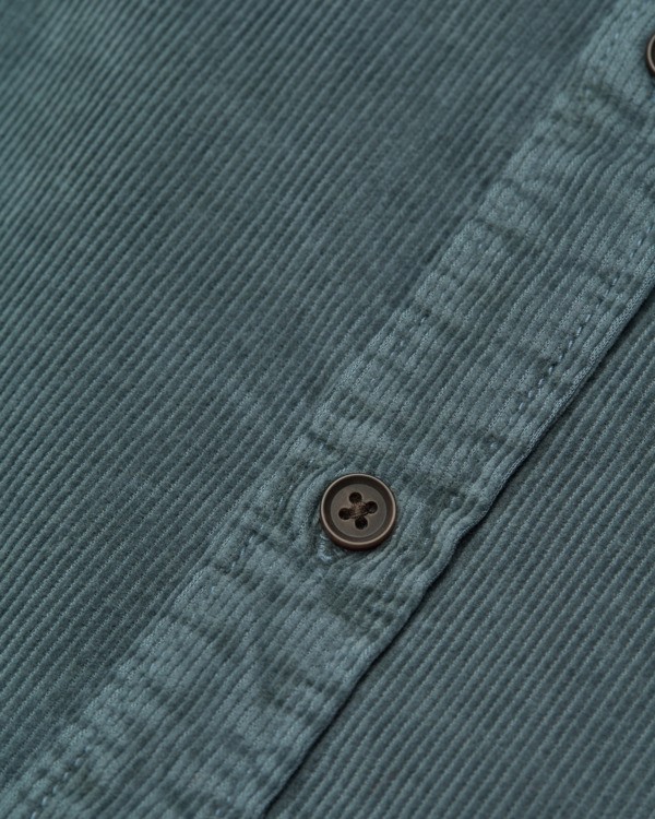 5 Button Down Regular Corduroy Gris ELYWT00187 Element