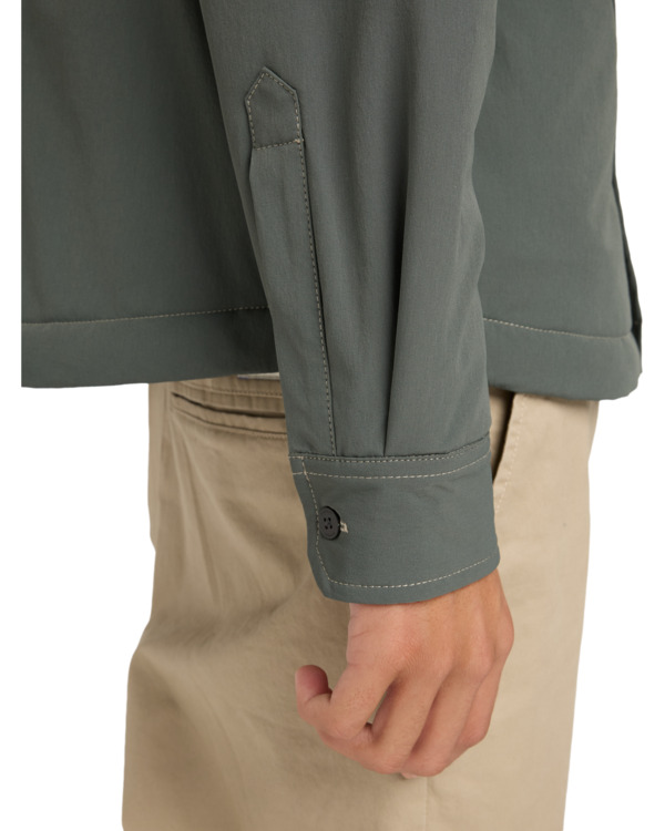 6 Liner - Camisa de manga larga para hombre Negro ELYWT00191 Element