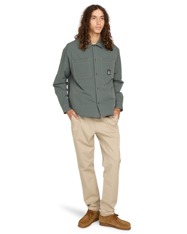 7 Liner - Camisa de manga larga para hombre Negro ELYWT00191 Element