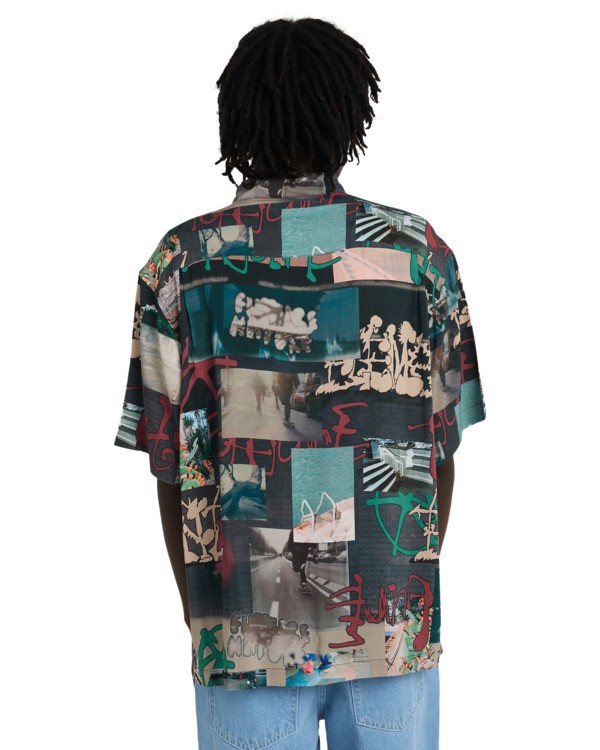 7 Relax Resort - Short Sleeve Shirt for Men Brown ELYWT00203 Element