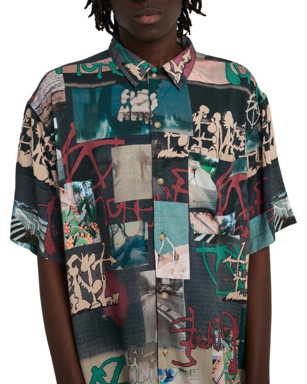 4 Relax Resort - Short Sleeve Shirt for Men Brown ELYWT00203 Element