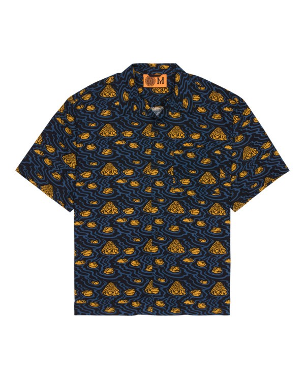 0 Timber Relax Resort - Kurz&auml;rmliges Hemd f&uuml;r M&auml;nner Gr&uuml;n ELYWT00209 Element