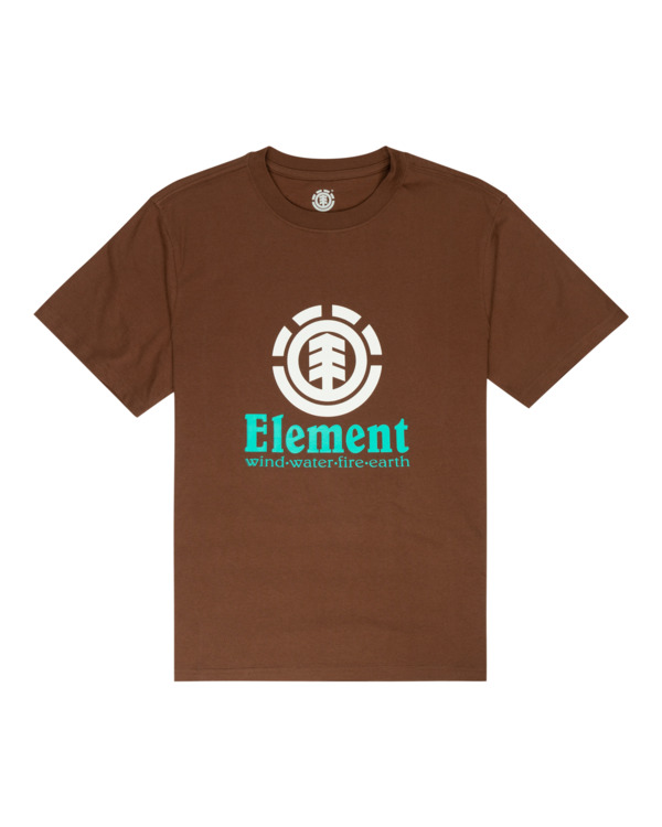 0 Vertical - T-Shirt for Men Brown ELYZT00152 Element