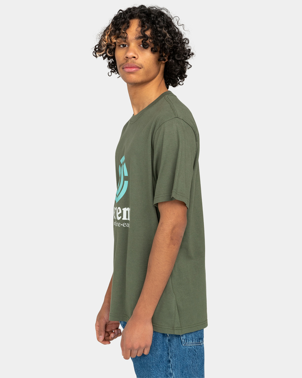 3 Vertical - T-Shirt für Männer Grün ELYZT00152 Element