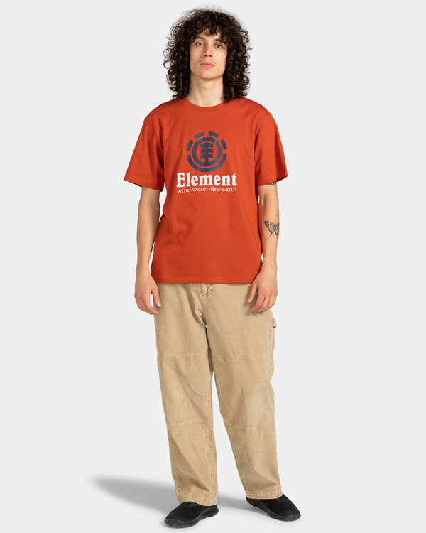 4 Vertical - T-Shirt for Men Orange ELYZT00152 Element